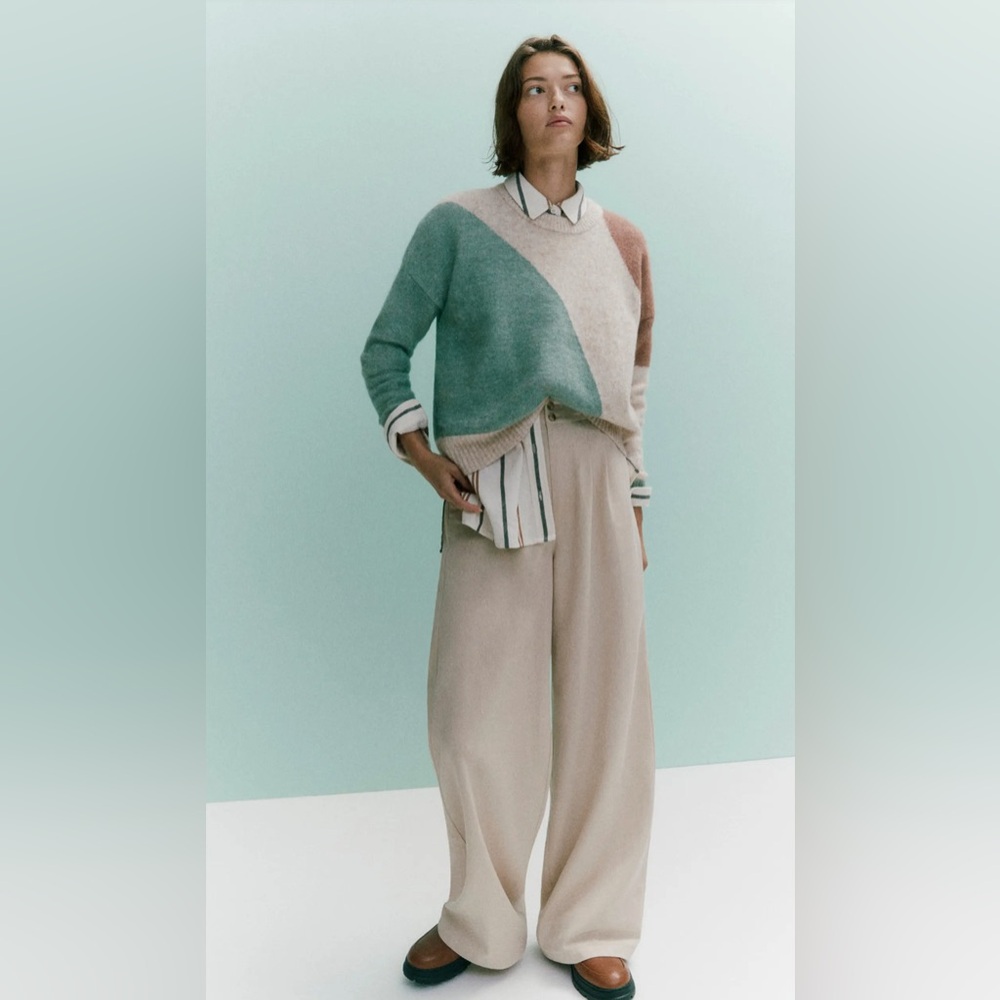 Madewell The Harlow Wide-Leg Pant in Drapey Twill